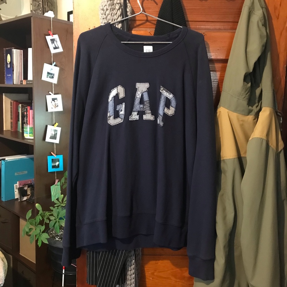 GAP Indigo collection sweatshirt